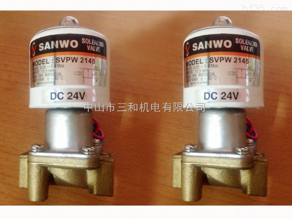 SVPW2145 韩国SANWO三和2通电磁阀