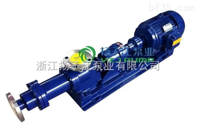 I-1B型螺杆泵（浓浆泵） 轴不锈钢螺杆泵 可配调速防爆电机