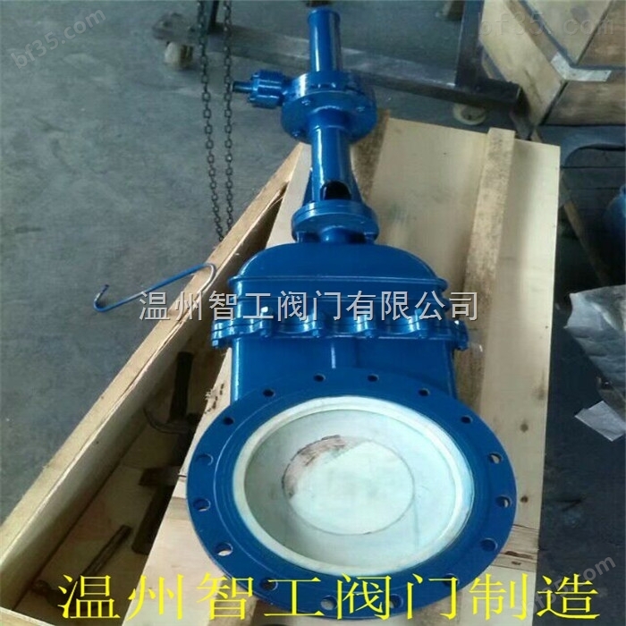温州厂家耐磨陶瓷 伞齿轮暗杆陶瓷刀闸阀