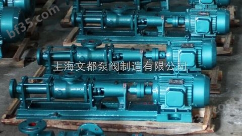 上海文都直销G20-1型单螺杆泵