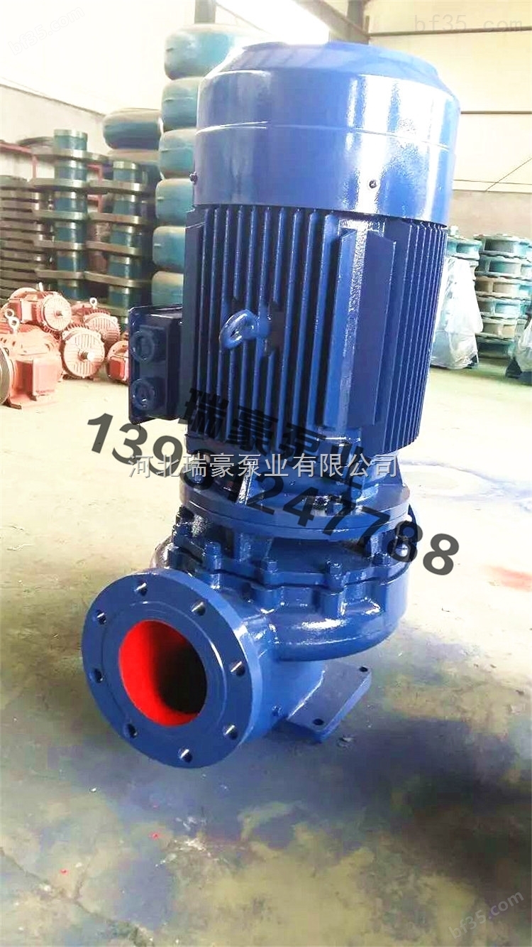 热货销售ISG100-200（I）单级单吸管道离心泵清水泵农田灌溉泵铸铁管道泵增压泵