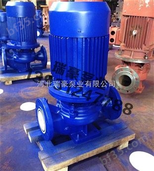 热货销售ISG80-160A立式管道泵农田灌溉泵循环泵单吸清水泵增压泵
