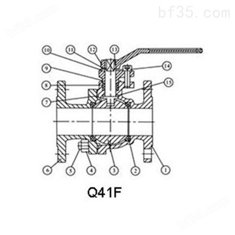 Q41F不锈钢浮动球阀