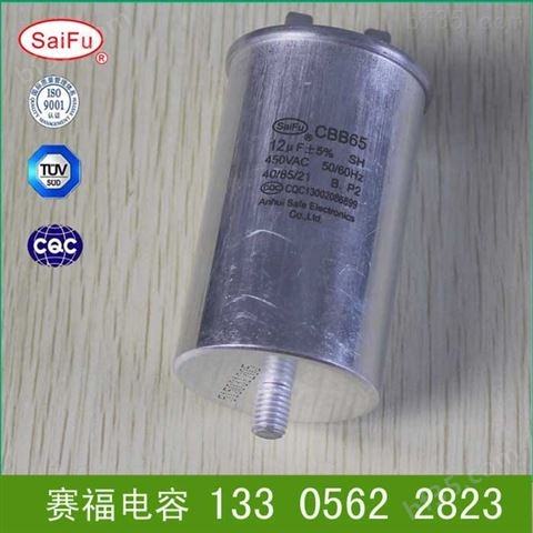 进口欧料薄膜CBB65-100uF电容器